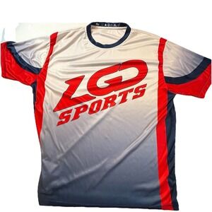 LG Sports Military Soldier Graphic Jersey T Shirt XL Patriotic USA Veteran